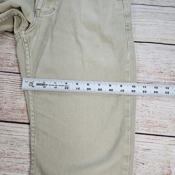 Bullhead Denim Co. Men's SLIM Tan Denim Jeans Logo Straight Leg 31Wx30L - Picture 4 of 9